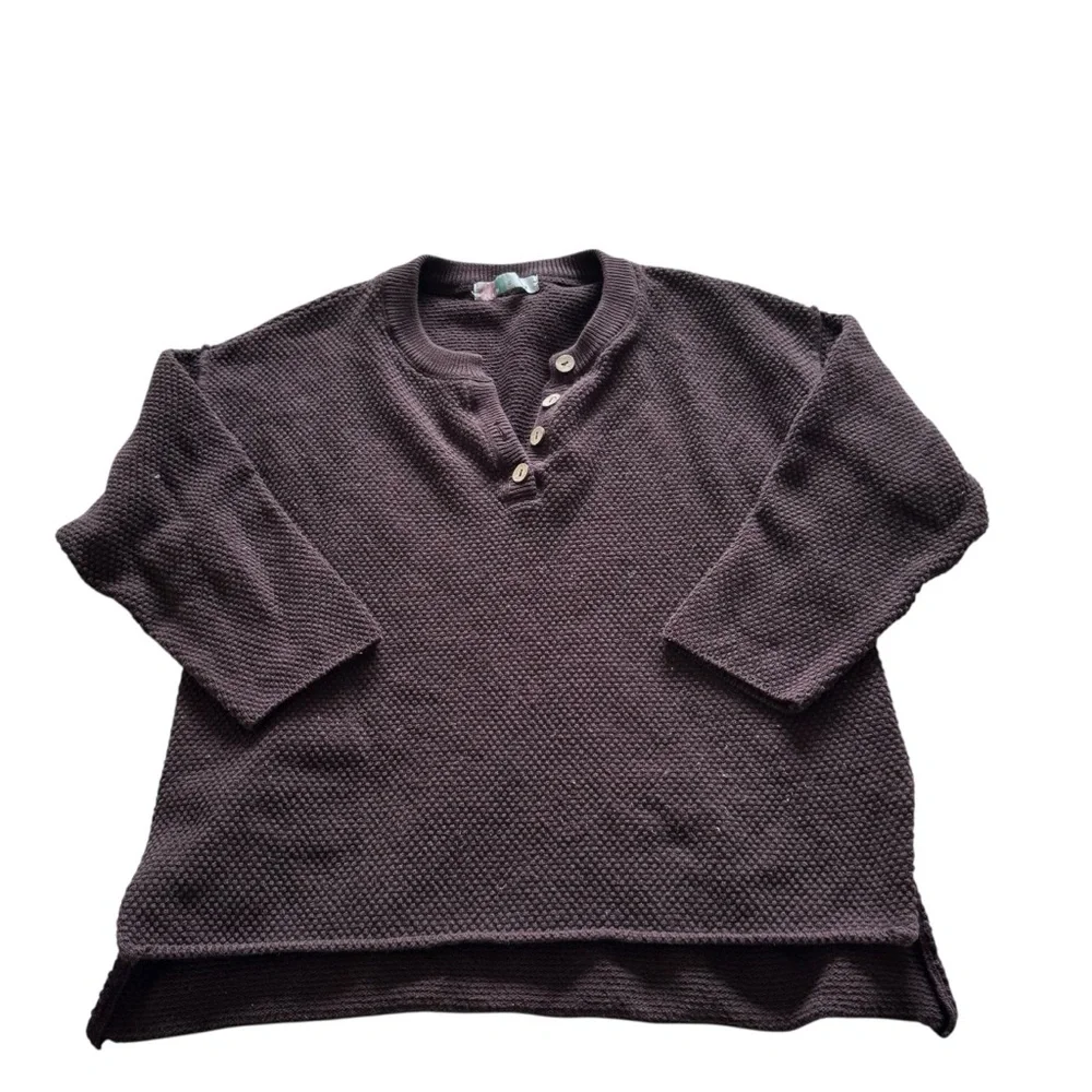 Free People Hailee Sweater Hot Fudge